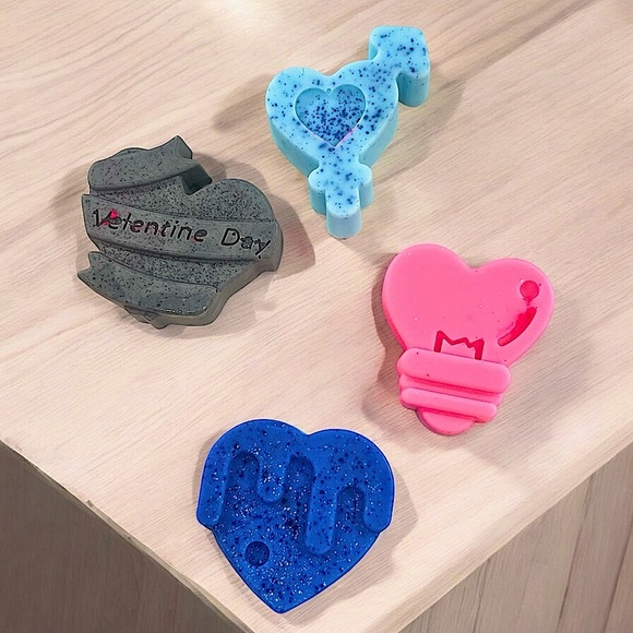 4 set handmade soap samples 1.5x1in inch 2oz can be your choice of scent… - Picture 1 of 5